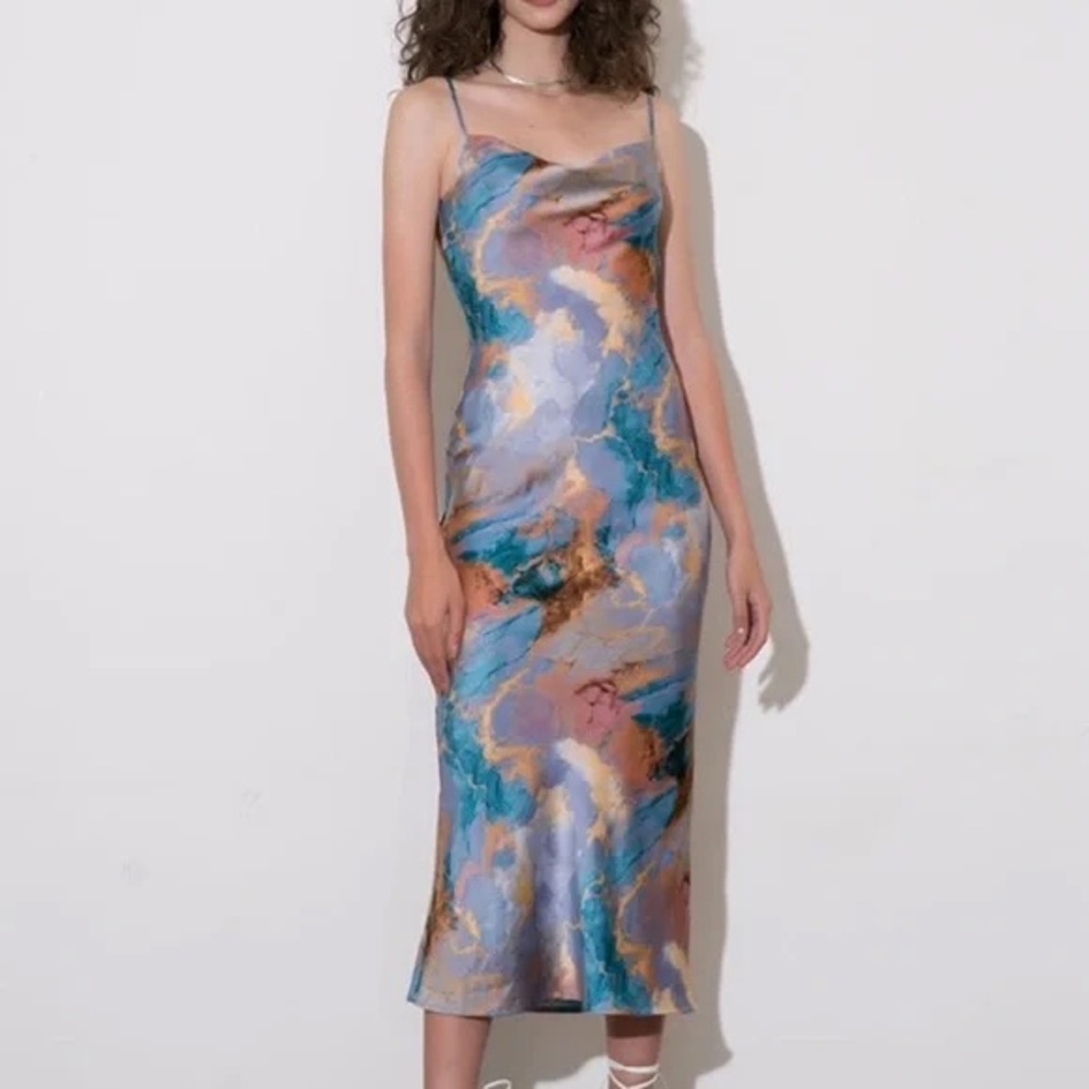 Elegant Multicolor Women's Dress